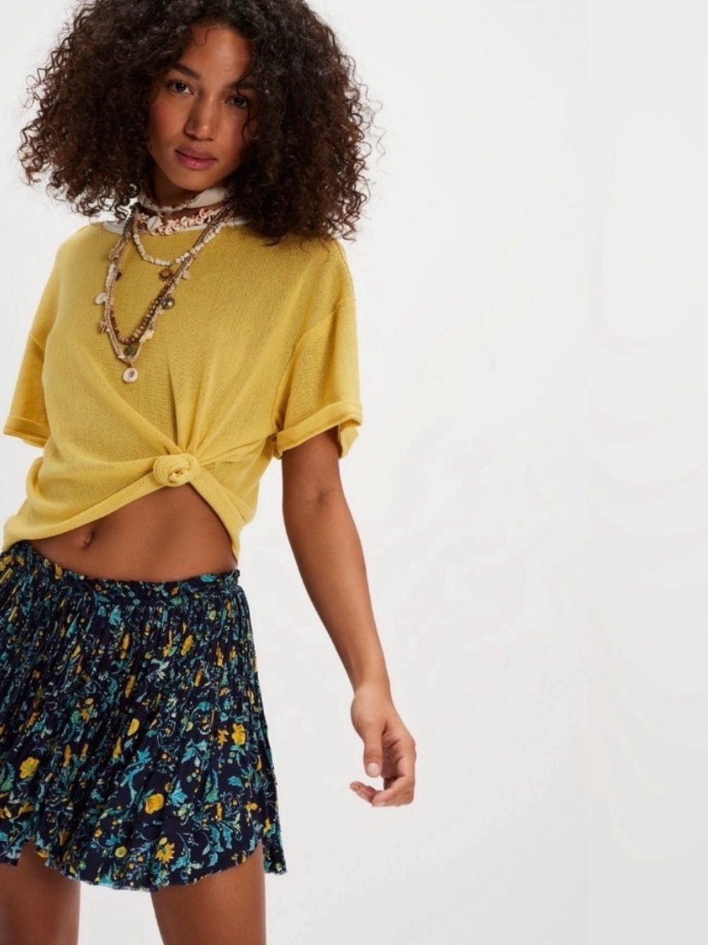 Free People Third Charm mini skirt